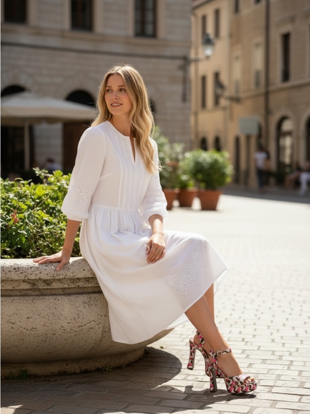 Brian Atwood x Express Geo
Platform Heeled Sandals - Picture 2 of 13